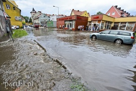 Ulice tonęły w wodzie