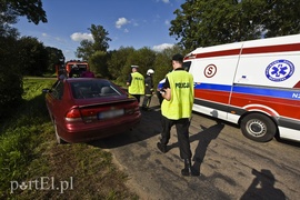 Potrącenie nietrzeźwej rowerzystki w Krzewsku