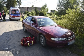 Potrącenie nietrzeźwej rowerzystki w Krzewsku