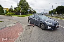 Potrącenie rowerzysty