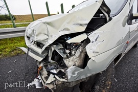 Kolizja przy holowaniu na S7