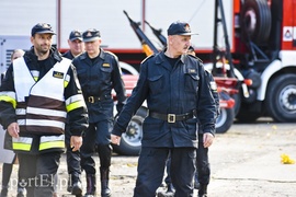 Strażacy kontra żywioł. Wielkie ćwiczenia we Fromborku