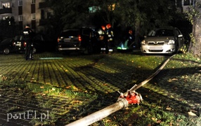 Pożar volvo na Traugutta Pożar volvo na Traugutta