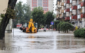 Elbląg i region walczą z powodzią. Najgorzej jest na Związku Jaszczurczego (aktualizacja z godz. 15.30)