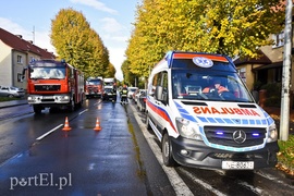 Groźne zderzenie fiata z peugeotem na Grottgera