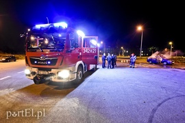 Ogień strawił fiata w 2 minuty