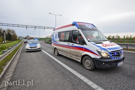 Zderzenie daihatsu z cysterną na S7