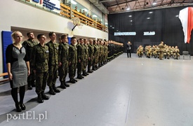 Ślubowanie na wojskową nutę