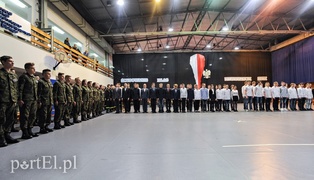 Ślubowanie na wojskową nutę