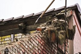 Sypie się budynek przy ul. Żeglarskiej