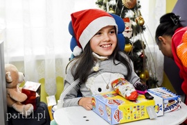 Strażacy wpadli do Angeliki ze świąteczną wizytą