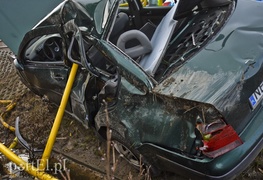 Wpadła do rowu, jedna osoba w szpitalu