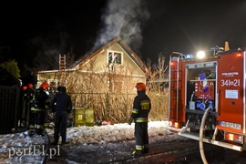 Pożar domku jednorodzinnego przy ul. Niborskiej