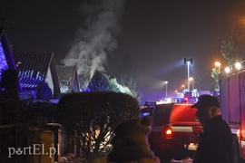 Pożar domku jednorodzinnego przy ul. Niborskiej