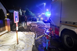 Pożar domku jednorodzinnego przy ul. Niborskiej