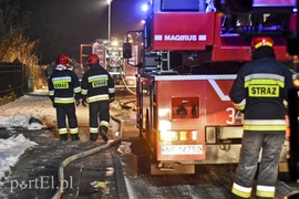 Pożar domku jednorodzinnego przy ul. Niborskiej