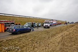 Wypadek na starej \"siódemce\". Pięć osób rannych