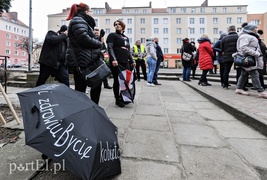 Czarny protest ponownie w Elblągu