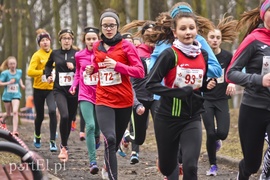 Biegiem po parku Modrzewie