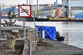 Zwłoki w rzece Elbląg