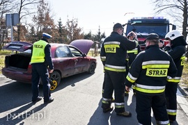 Zderzenie daewoo ze skuterem w Jegłowniku