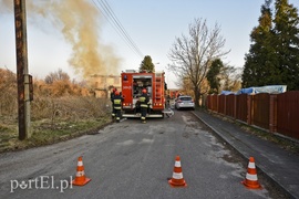 Pożar przy ul. Druskiej
