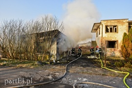 Pożar przy ul. Druskiej