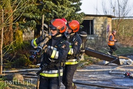 Pożar przy ul. Druskiej