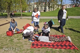 Armagedon w parku Planty