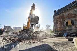 Po przybudówce nie ma już śladu