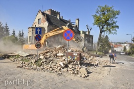 Po przybudówce nie ma już śladu