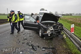 Wypadek przed Jegłownikiem