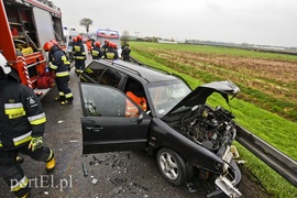 Wypadek przed Jegłownikiem