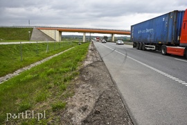 Dachowanie na S7 pod Pasłękiem