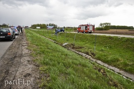 Dachowanie na S7 pod Pasłękiem