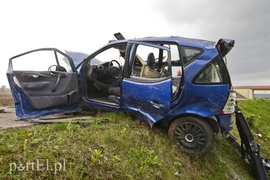 Dachowanie na S7 pod Pasłękiem