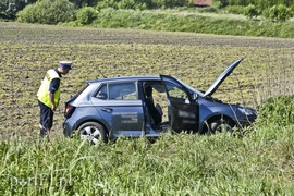 Tragiczny wypadek w Komorowie Żuławskim, nie żyje kierowca skody