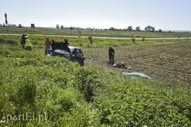 Tragiczny wypadek w Komorowie Żuławskim, nie żyje kierowca skody