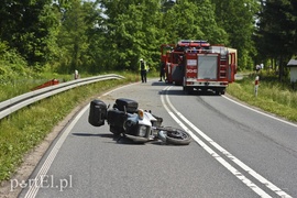 Śmiertelny wypadek pod Pasłękiem. Zginął motocyklista