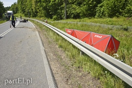 Śmiertelny wypadek pod Pasłękiem. Zginął motocyklista