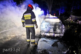 Infiniti spłonęło doszczętnie przy S22