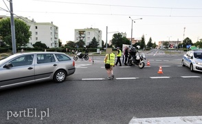 Wjechał w motocyklistę