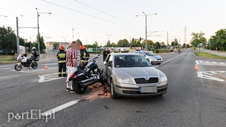 Wjechał w motocyklistę