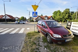 Kolizja opla z yamahą na ul. Niepodległości