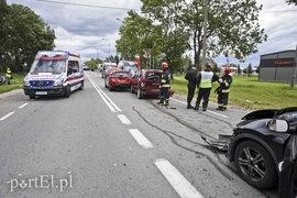 Efekt domina w wypadku. Cztery osoby ranne