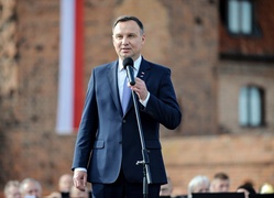Prezydent Duda zachęcał do udziału w referendum