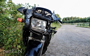 Motocyklista ranny w wypadku na drodze 509