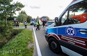 Motocyklista ranny w wypadku na drodze 509