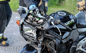 Motocyklista ranny w wypadku na drodze 509