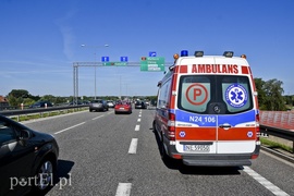 Kolizja na obwodnicy, tworzą się ogromne korki